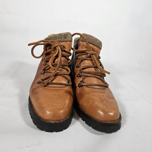 Timberland Brown Hiking Ankle Boots Women's Size 7.5 Leather - Picture 5 of 10